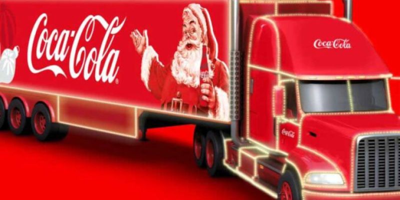 Świąteczna ciężarówka Coca-Cola w Warszawie!