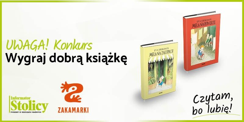 Rozwiązanie konkursu - Wygraj książkę Wydawnictwa Zakamarki pt. "Mela na rowerze"