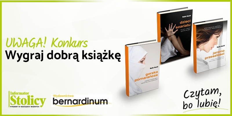 Rozwiązanie konkursu - Wygraj książkę  Wydawnictwa Bernardinum pt. ,, Gorzka pomarańcza"