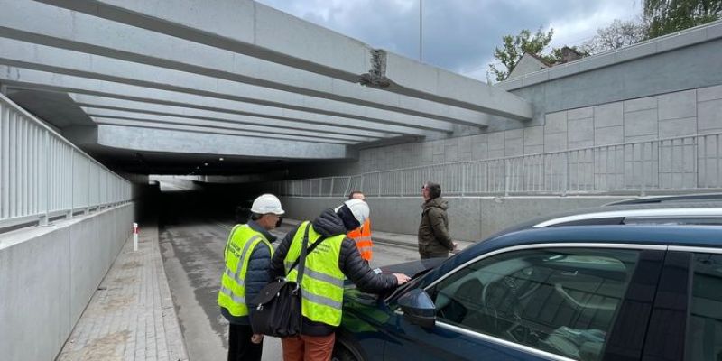 Naprawiają tunel w Sulejówku
