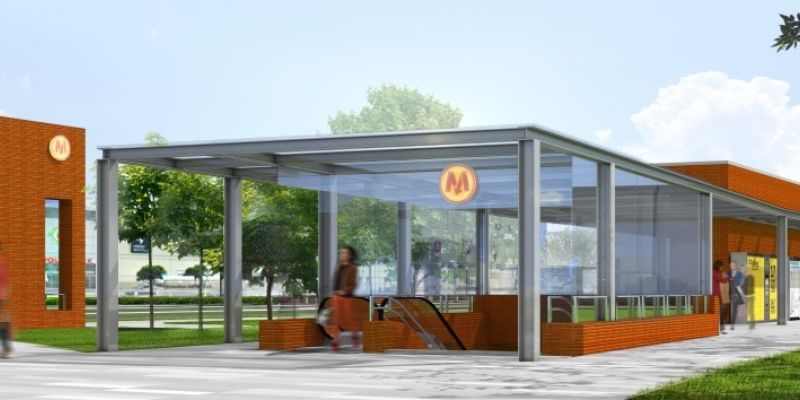 Lokalizacje kolejnych stacji metra na Bemowie