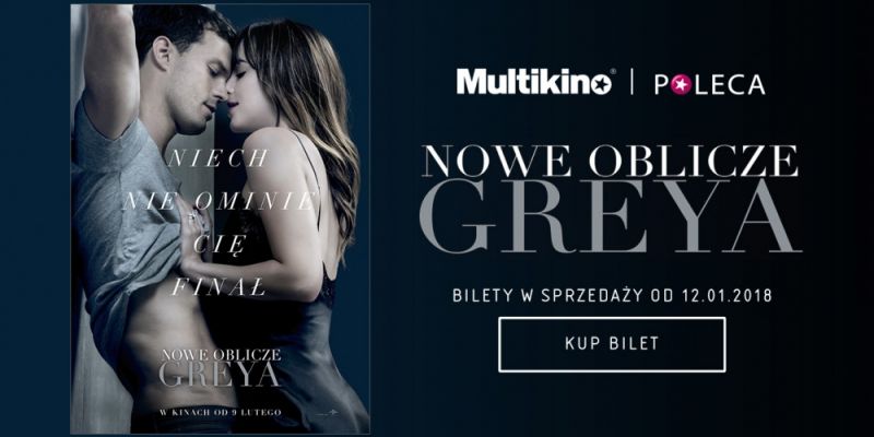 Rozwiązanie konkursu - Wygraj podwójny bilet do Multikina Ursynów na film pt. „Nowe Oblicze Greya”
