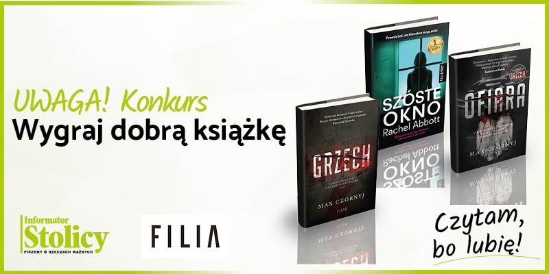 Rozwiązanie konkursu - wygraj książkę Wydawnictwa Filia pt. „Grzech”!