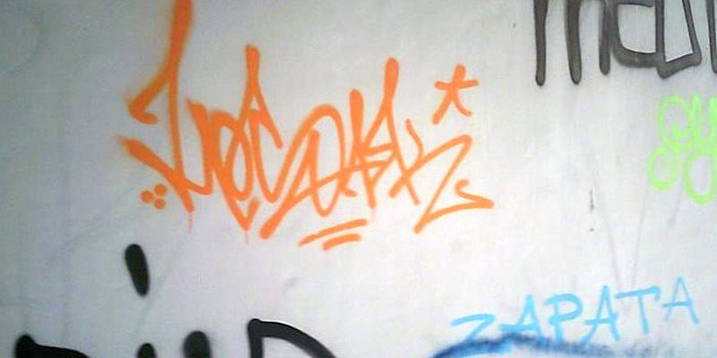 Malował graffiti na moście Grota-Roweckiego
