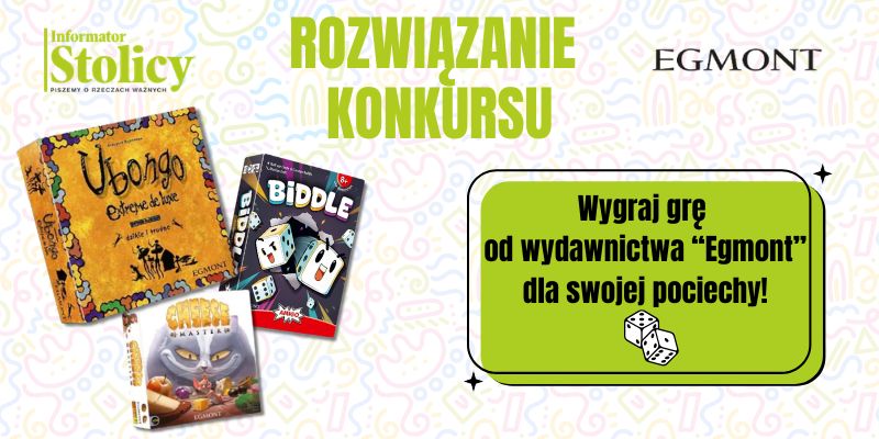 [ROZWIĄZANIE KONKURSU] Wygraj grę od wydawnictwa "Egmont" dla swojej pociechy