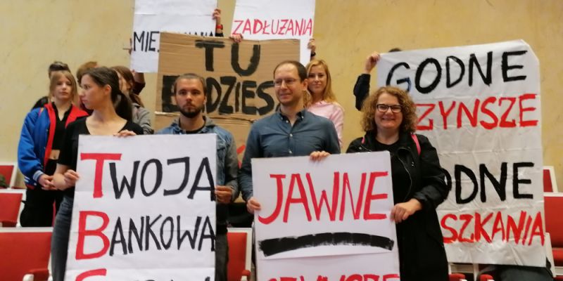 „Bez zadłużania, społeczne mieszkania”;  TBS Warszawa – Północ  i polityka Miasta pod lupą