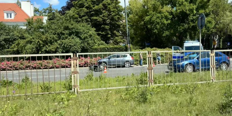 Uwaga! Wypadek na ul. Wawelskiej