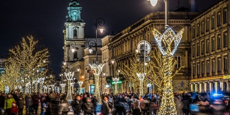 Zimowa iluminacja Warszawy rozbłyśnie 7 grudnia