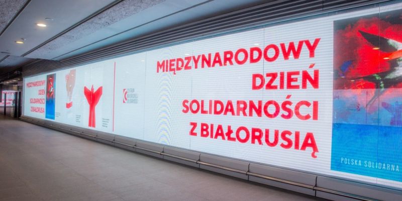 Warszawa obchodzi Międzynarodowy Dzień Solidarności z Białorusią