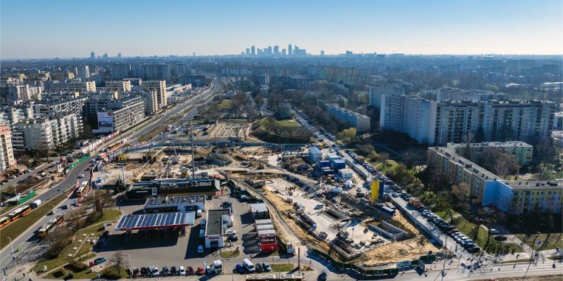 Kolejne opóźnienia na budowie II linii metra na Bemowie