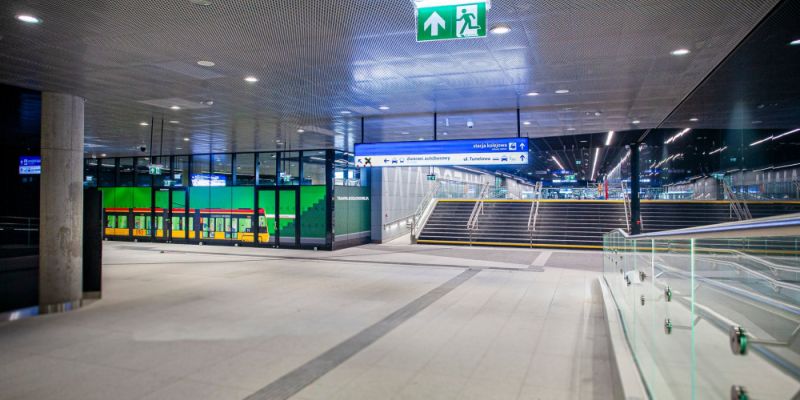 Nowe przejście podziemne przy Dworcu Zachodnim gotowe – tramwaje pojadą tu w 2026 roku