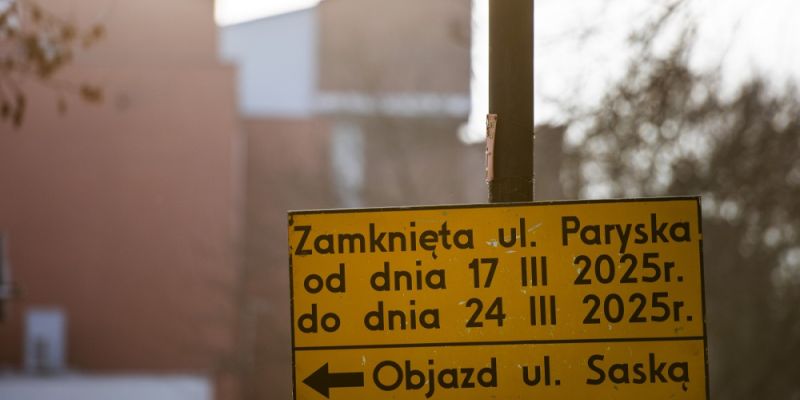 Utrudnienia dla kierowców. Ulica Paryska zostanie zamknięta