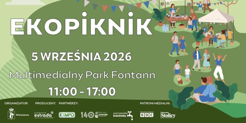 Zapraszamy na rodzinny Ekopiknik w Multimedialnym Parku Fontann!