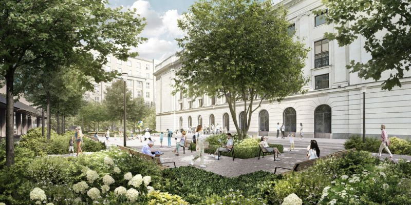 Ulica Sienkiewicza zmienia się w zielone ogrody kultury i wypoczynku