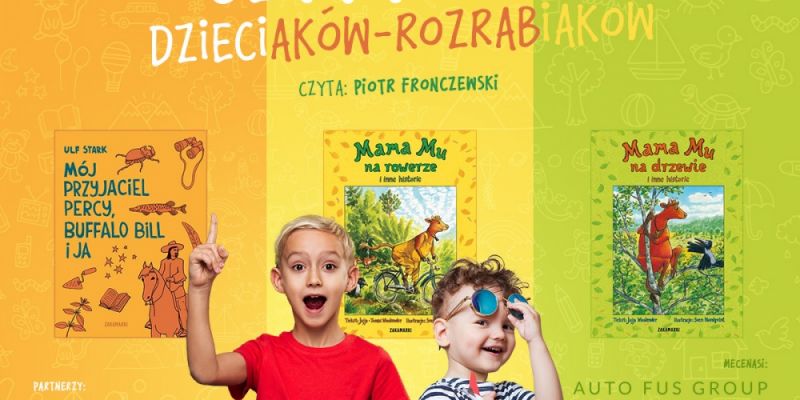 Piotr Fronczewski, Auto Fus Group, Wydawnictwo Zakamarki robią prezent dla dzieci i ich rodziców