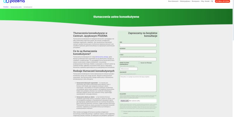 Tłumaczenia konsekutywne w edukacji - nowoczesne podejścia i techniki