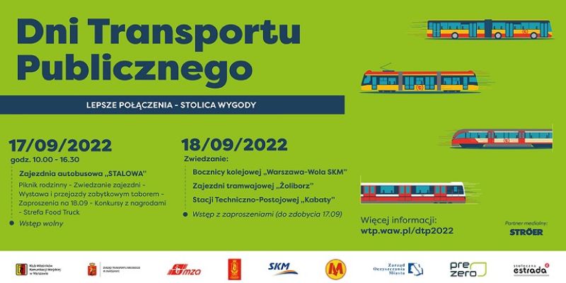 Dni Transportu Publicznego Warszawa 2023: piknik, koncerty i zwiedzanie!