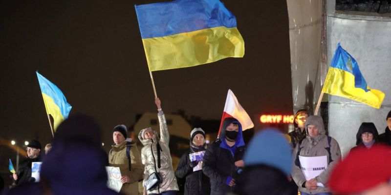 Gdańsk solidarny z Ukrainą