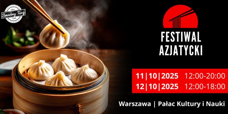 Cztery festiwale smaków w Warszawie. Azjatycki weekend już w październiku w Pałacu Kultury i Nauki