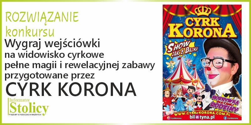 [Rozwiązanie konkursu] Wygraj wejściówki na na widowisko cyrkowe pełne magii i rewelacyjnej zabawy!