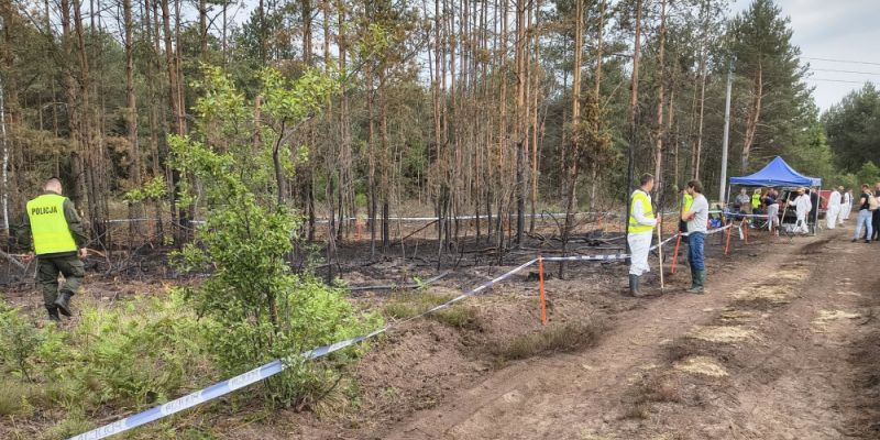 Prokuratorskie śledztwo w sprawie wielkiego pożaru lasu pod Wołominem