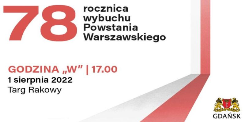 Miasto zaprasza na obchody 78. rocznicy wybuchu Powstania Warszawskiego - 1 sierpnia