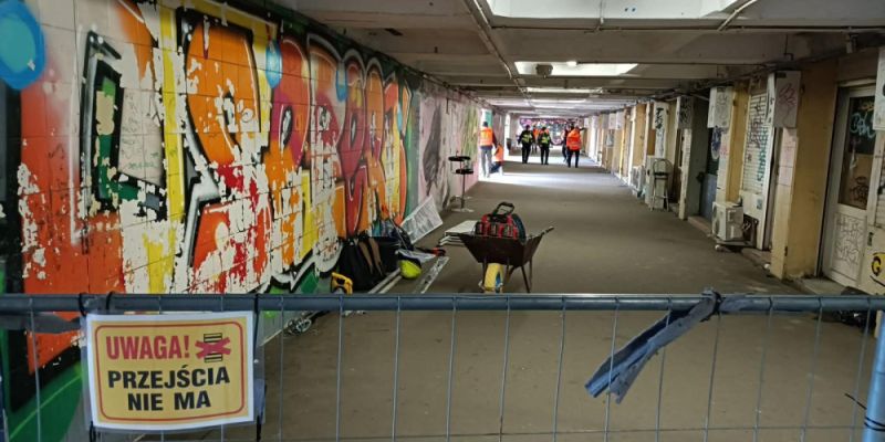 Przejście pod Targową zostanie zamurowane. Od lat budziło niepokój mieszkańców