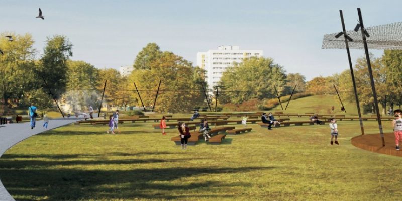 Modernizacja parku Zbigniewa Herberta w Warszawie