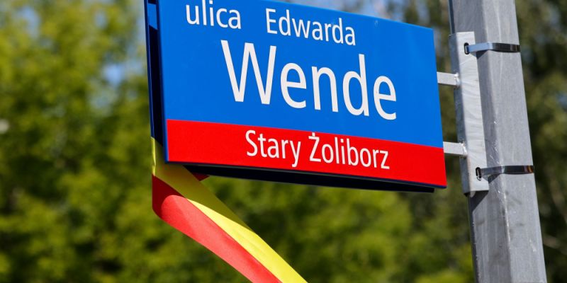 Edward Wende ma swoją ulicę na Żoliborzu