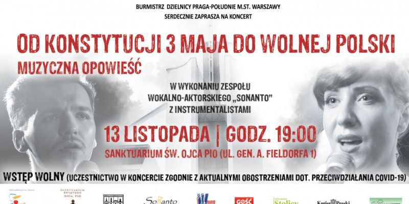 Od Konstytucji 3 maja do wolnej Polski - muzyczna opowieść