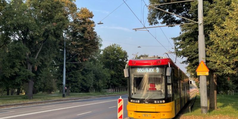 Ruch tramwajowy w al. Waszyngtona zostanie wstrzymany na trzy tygodnie