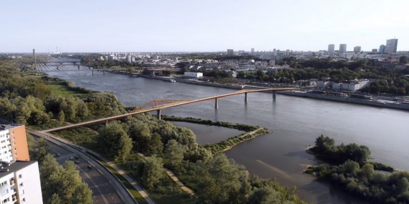 Jest umowa na budowę mostu pieszo-rowerowego na Wiśle