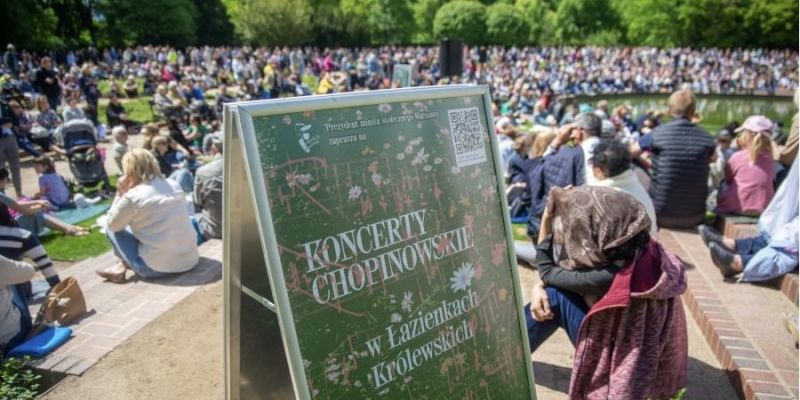 Koncerty Chopinowskie wracają do Łazienek Królewskich