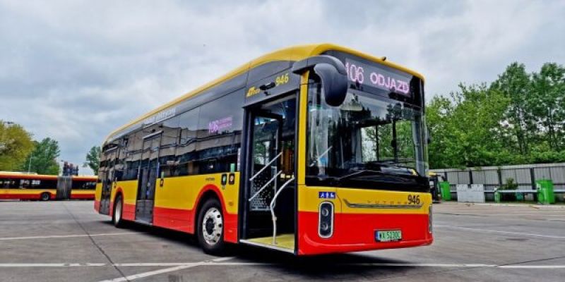Chińskie autobusy wyjadą na ulice Warszawy