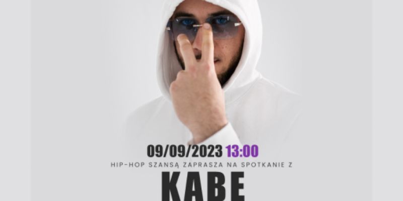 Dołącz do ekscytującego spotkania z raperem Kabe na Ursynowie - Hip-hop szansą!