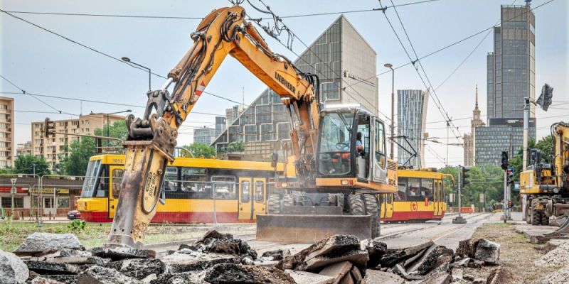 Ciąg dalszy remontu na pl. Zawiszy