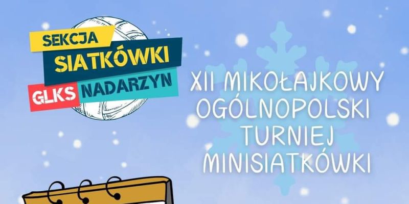 XII Mikołajkowy Ogólnopolski Turniej Minisiatkówki