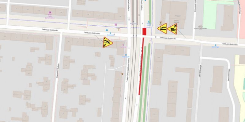 Zmiany w organizacji ruchu w rejonie skrzyżowania ul. Hallera z ul. Kościuszki