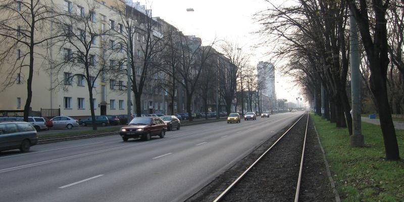 Awaria wodociągowa w alei Waszyngtona