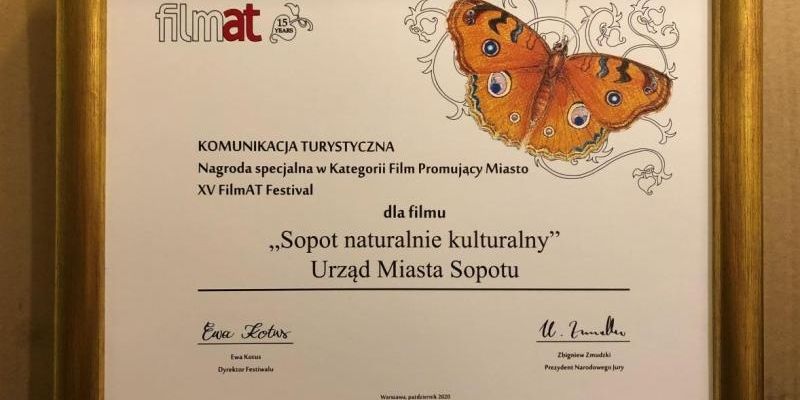 Film promocyjny „Sopot naturalnie kulturalny” nagrodzony!