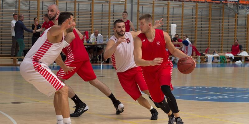 Trening reprezentacji Polski w koszykówce