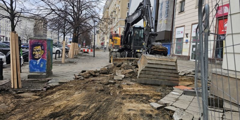 Al. Jana Pawła II: Ruszył kluczowy etap modernizacji centrum stolicy