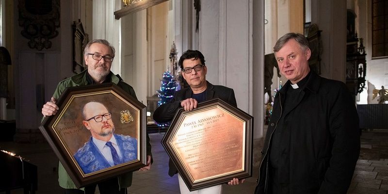 Portret trumienny i epitafium śp. prezydenta Gdańska, a dziś uroczyste nadanie nazwy alei Pawła Adamowicza