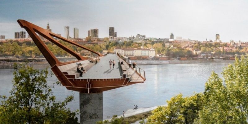 Tak będzie wyglądał pierwszy pieszo-rowerowy most przez Wisłę