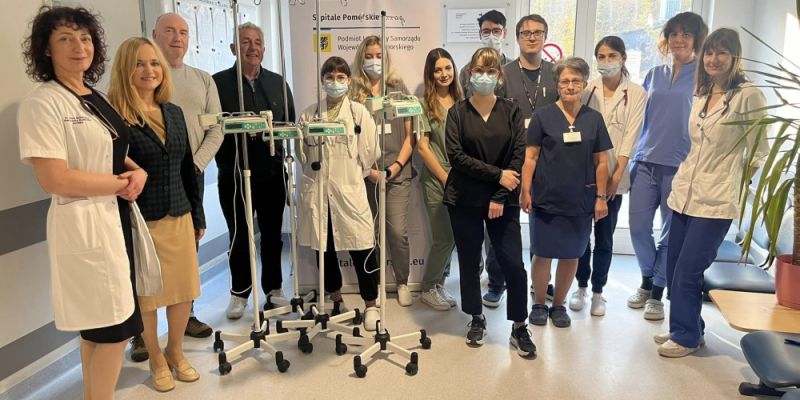Irlandzka fundacja przekazała sprzęt medyczny dla chorych na raka w Gdyni