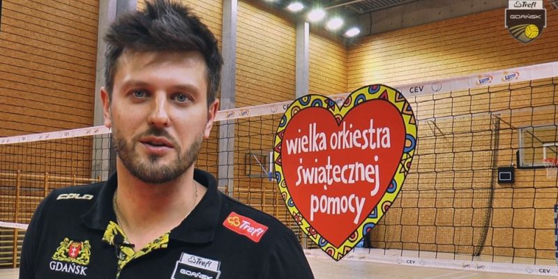 Trefl Gdańsk gra razem z WOŚP! Do wylicytowania m.in. trening z Michałem Winiarskim!