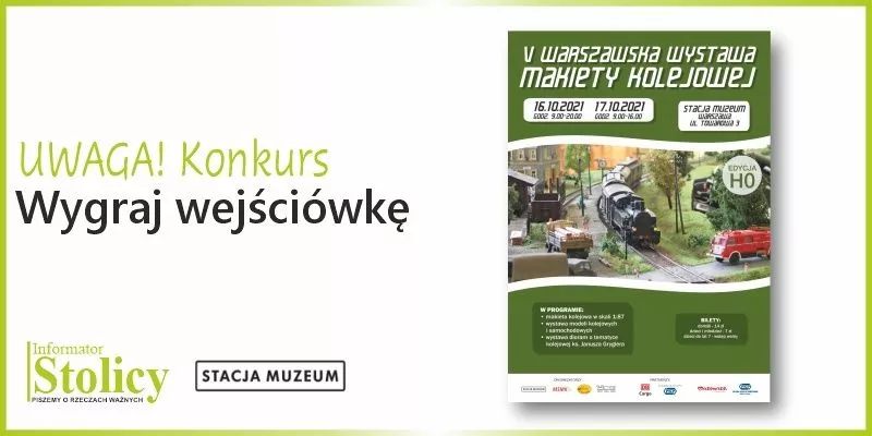 Rozwiązanie konkursu - Wygraj podwójne wejściówki na V Warszawską Wystawę Makiety Kolejowej
