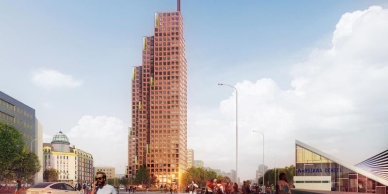 130-metrowy wieżowiec zmieni panoramę miasta. Sobieski Tower ma stanąć przy placu Zawiszy