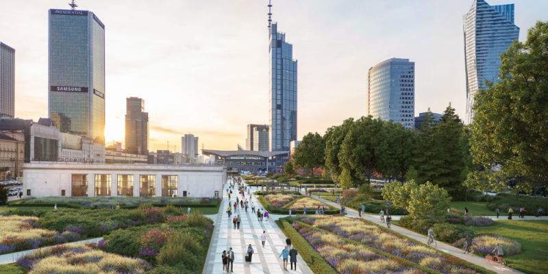 Nowe oblicze Alei Centralnej: Rusza przetarg na modernizację pasażów przy Pałacu Kultury