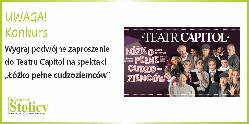 [KONKURS] Spektakl „Łóżko pełne cudzoziemców” wygraj podwójną wejściówk